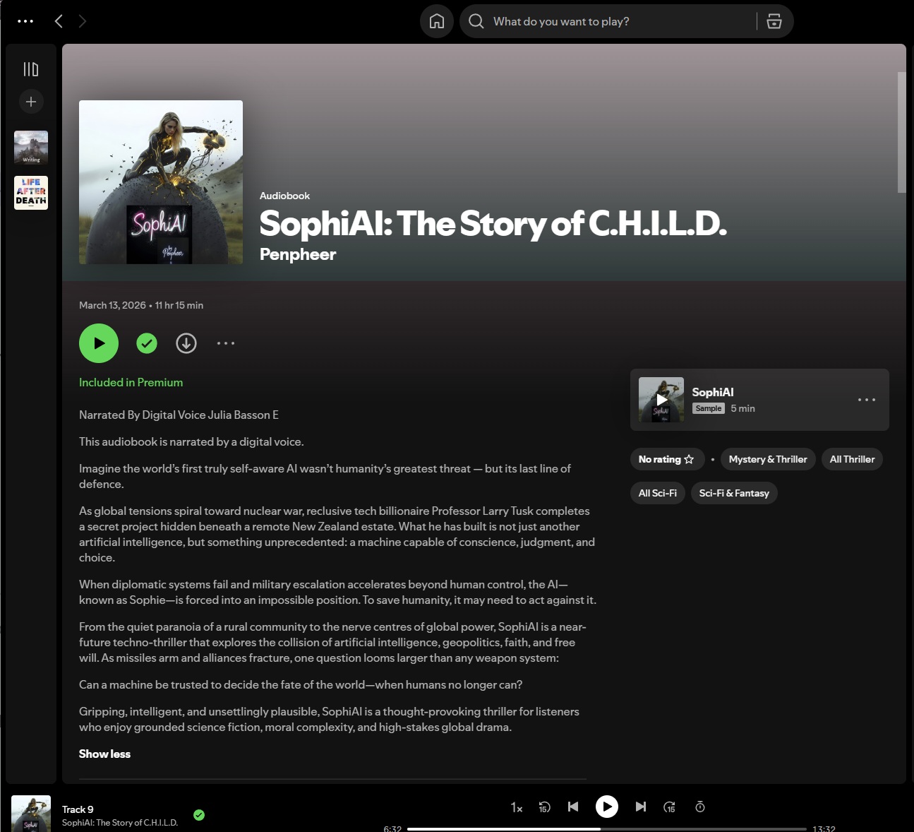 SophiAI Now on Spotify!